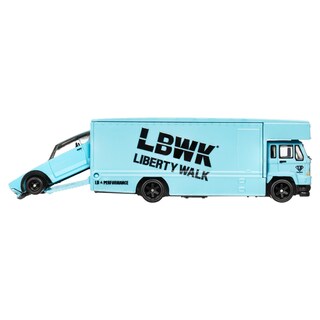 Foto 7 | Set De Coche Hot Wheels Premium Team Transport Lbwk Liberty Walk - Venta Internacional.