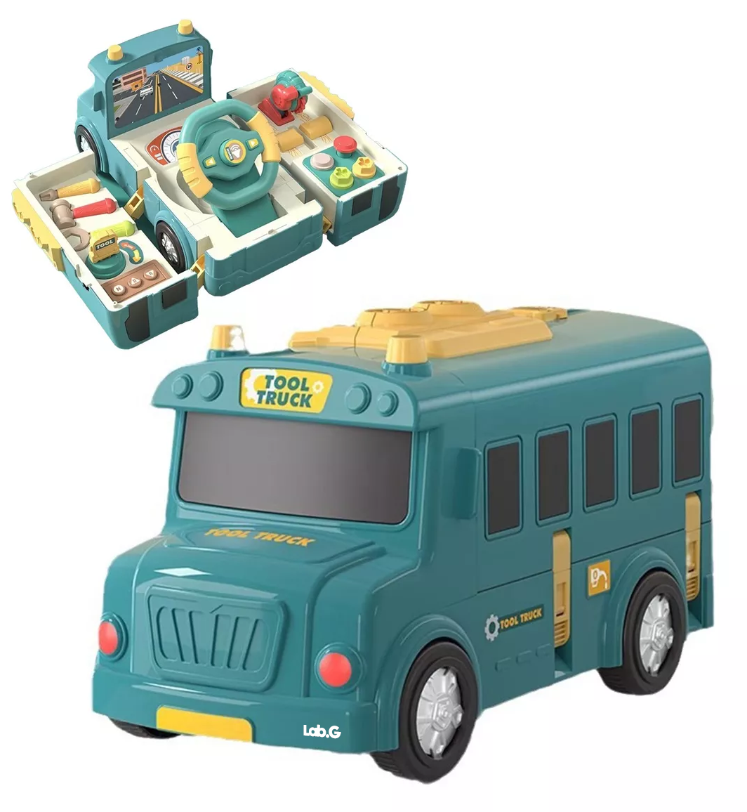 Volante Autobús De Juguete Lab.g, Escuela Transformadora Verde