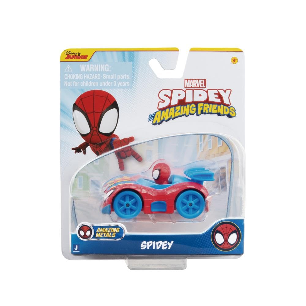 El Coche De Carreras Spidey Y Sus Increíbles Amigos Amazing Metals 1:64 - Venta Internacional.