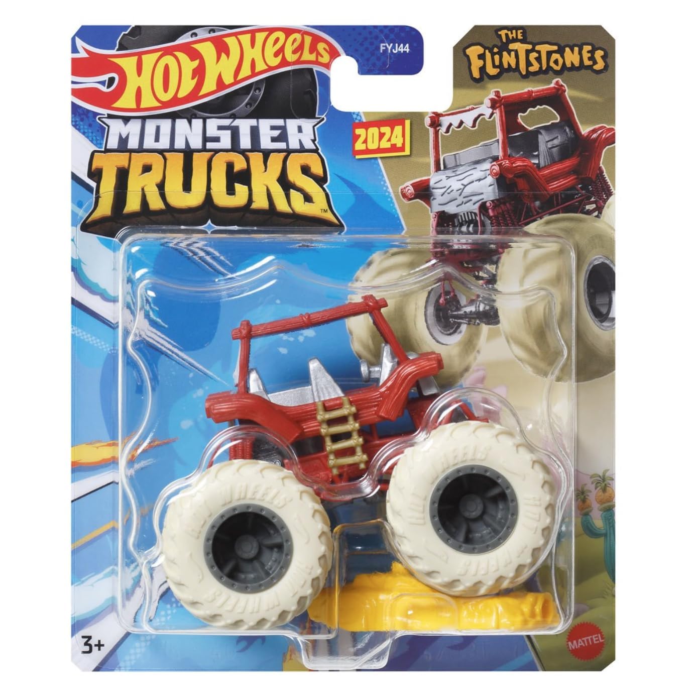 Toy Hot Wheels Monster Trucks Los Picapiedra Flintmobile 2024 - Venta Internacional.