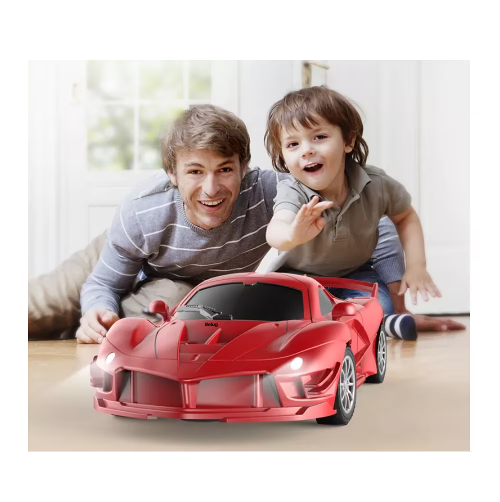 Foto 4 pulgar | Carrito De Control Belug Remoto Recargable Rojo