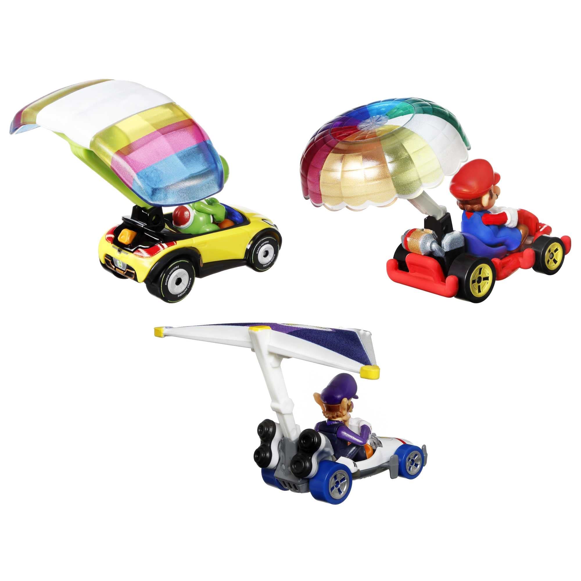 Foto 3 pulgar | Coche Con Personajes De Super Mario De Toy Hot Wheels, Paquetes De 3 Unidades Para Niños A Partir De 3 - Venta Int
