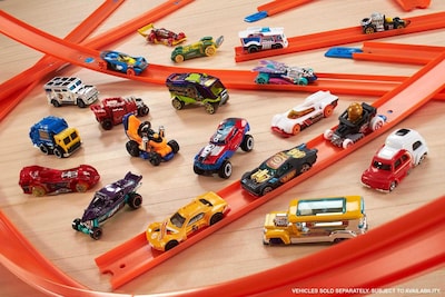 Foto 3 | Set De Camiones Y Coches De Juguete Hot Wheels, 50 Vehículos, Escala 1:64 - Venta Internacional.