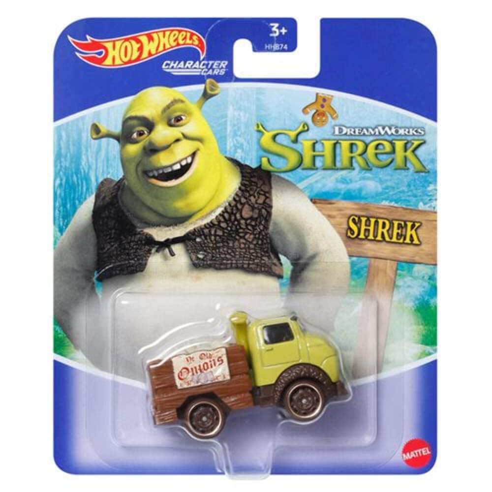 Foto 2 pulgar | Coche De Juguete Hot Wheels Shrek Character Escala 1:64 Verde - Venta Internacional.