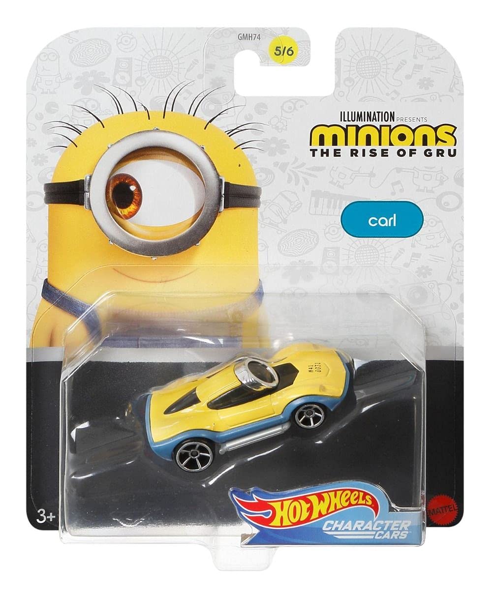 Car-carl, Personaje De Toy Hot Wheels Minions The Rise Of Gru - Venta Internacional. $673