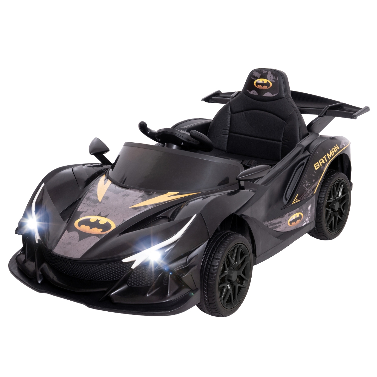 Carro Eléctrico AEIOU B002 Negro Montable con Pedal para Niños