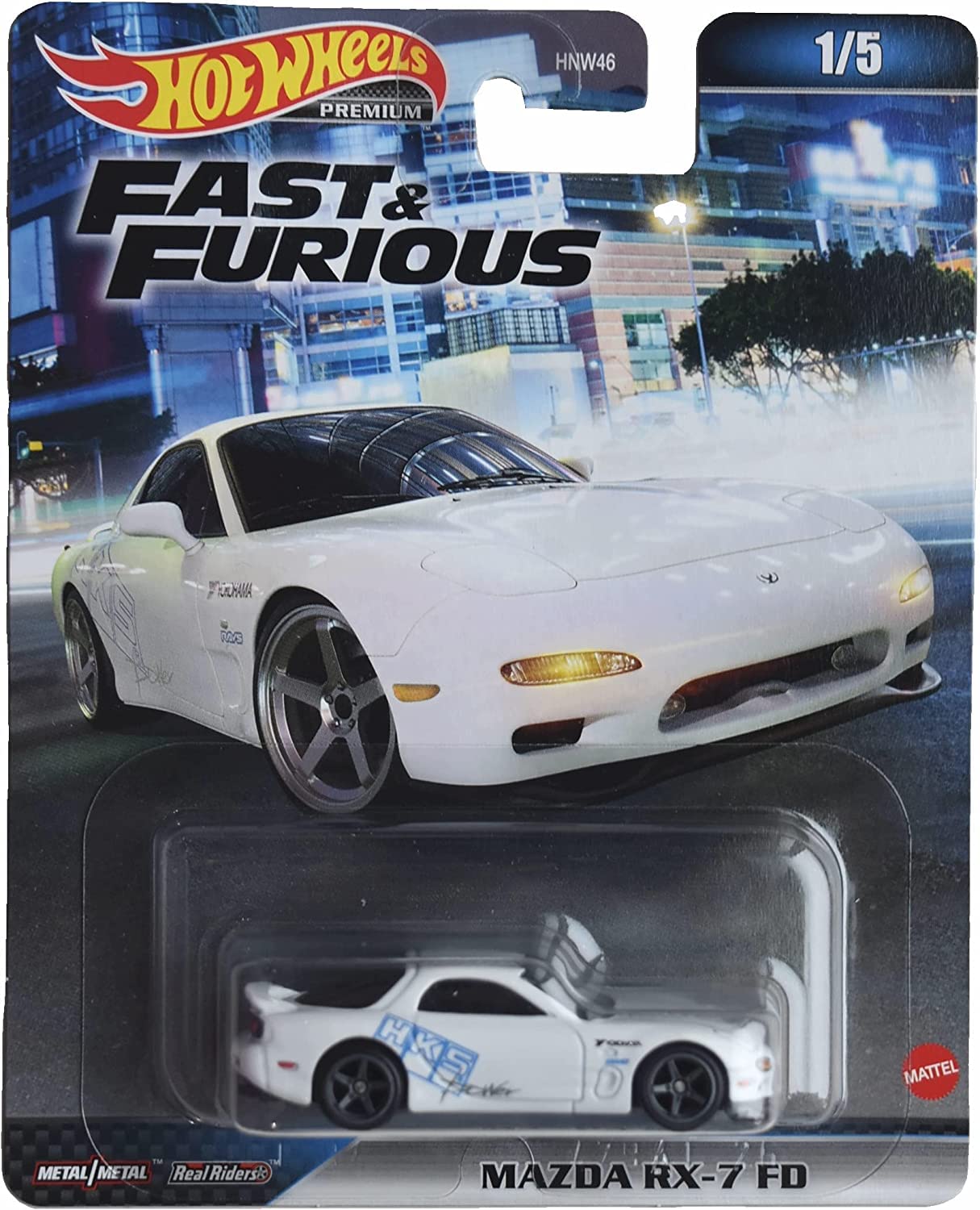 Foto 2 pulgar | Auto Hot Wheels Mazda Rx 7 Fd Fd Fast & Furious 1/5 - Venta Internacional.