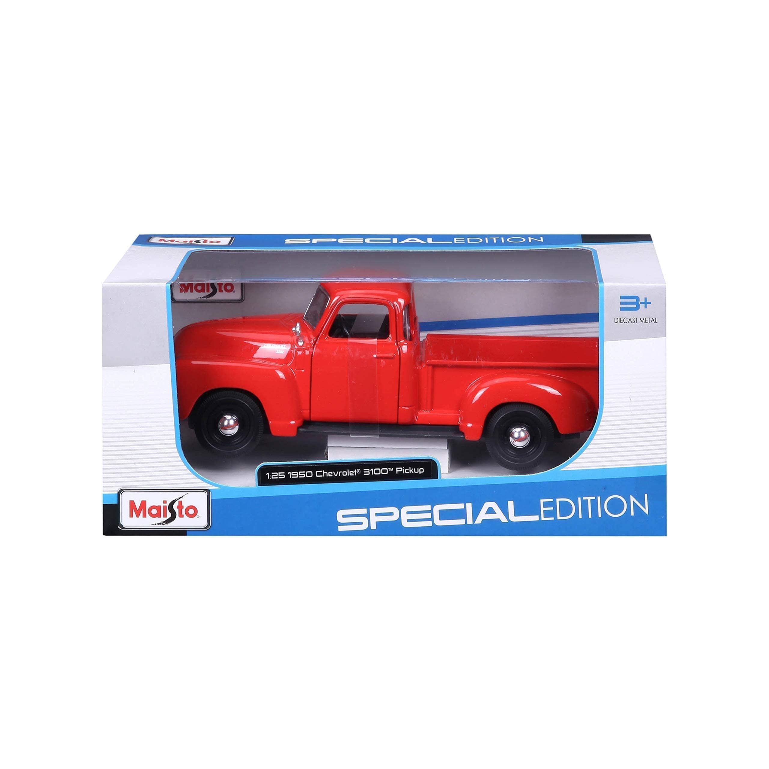Foto 6 pulgar | Camión Fundido Maisto 1950 Chevrolet 3100 Pickup A Escala 1:25 - Venta Internacional.