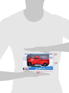 Foto 6 | Camión Fundido Maisto 1950 Chevrolet 3100 Pickup A Escala 1:25 - Venta Internacional.