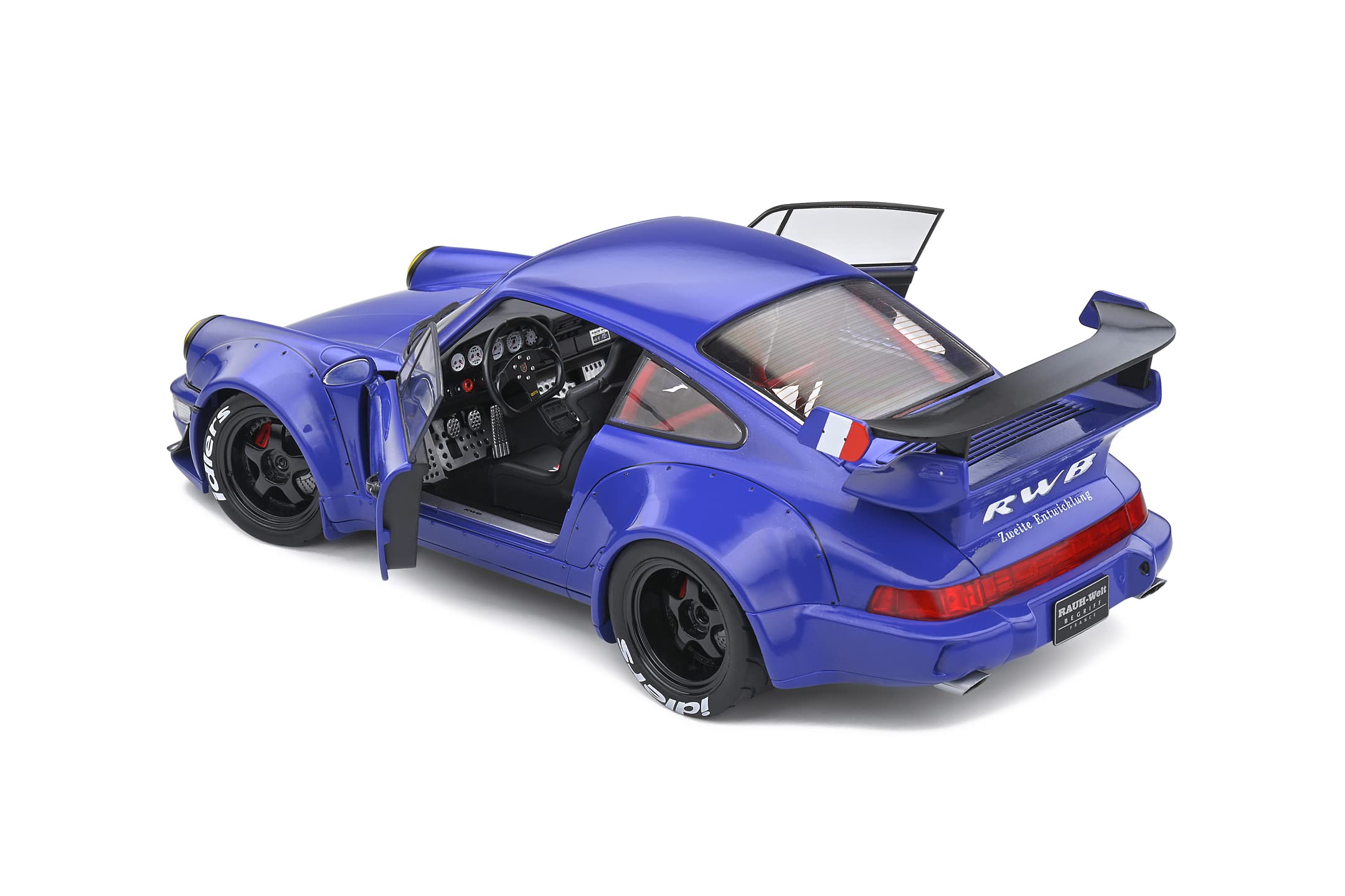 Foto 8 pulgar | Maqueta De Coche Solido Rwb 964 De Colección, Escala 1/18, Azul - Venta Internacional.