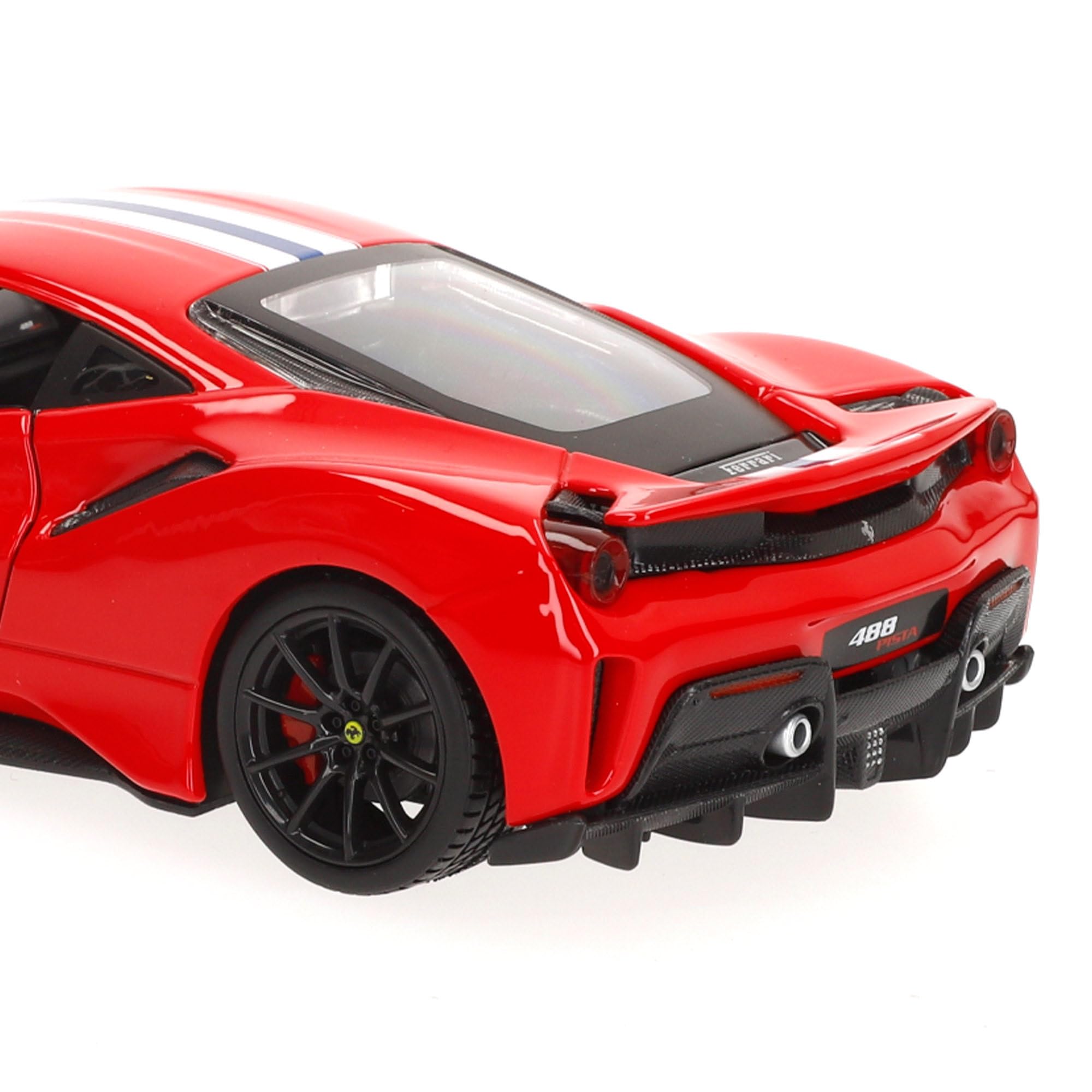 Foto 5 | Bburago Ferrari 488 Pista De Metal Fundido A Presión, Escala 1:24, Color Rojo - Venta Internacional.