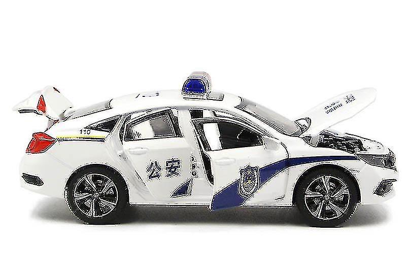 Foto 1 | Maqueta De Coche De Juguete, Vehículo Policial Fundido A Presión, Escala 1:32 - Venta Internacional.