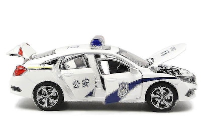 Foto 1 | Maqueta De Coche De Juguete, Vehículo Policial Fundido A Presión, Escala 1:32 - Venta Internacional.