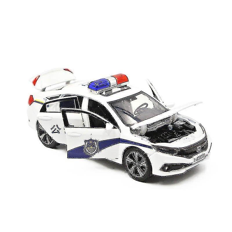 Foto 3 pulgar | Maqueta De Coche De Juguete, Vehículo Policial Fundido A Presión, Escala 1:32 - Venta Internacional.