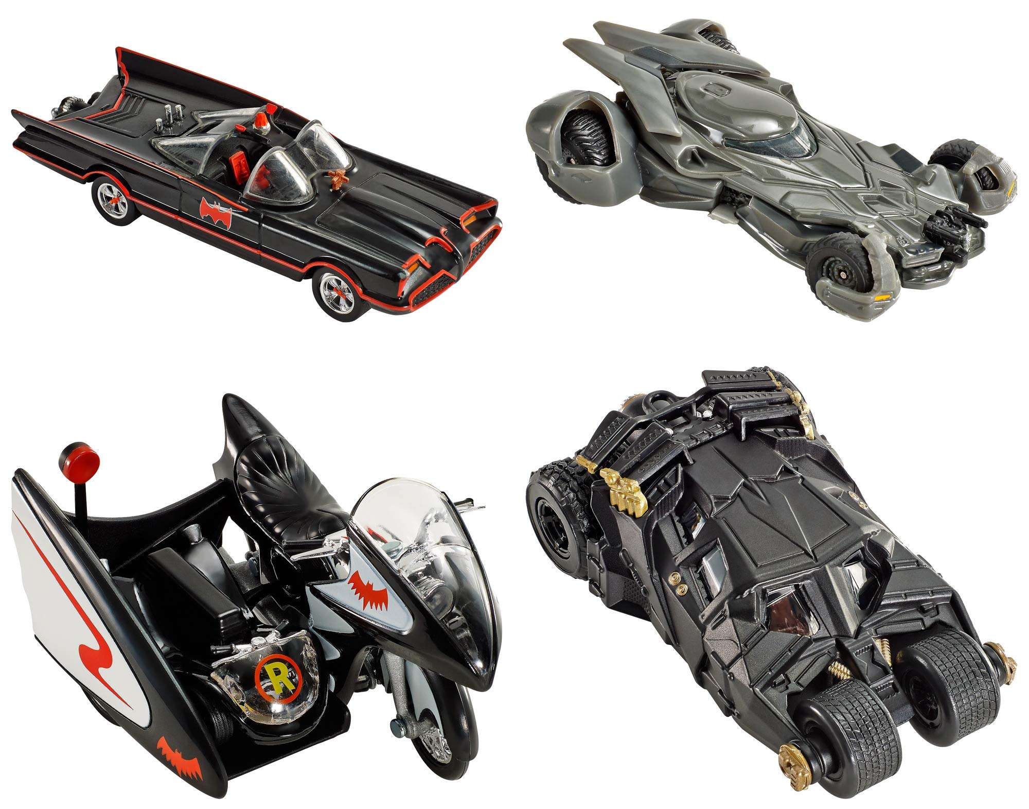 Foto 1 | Vaso Para Batimóvil Toy Hot Wheels 2016, El Caballero Oscuro, 1:50 - Venta Internacional.