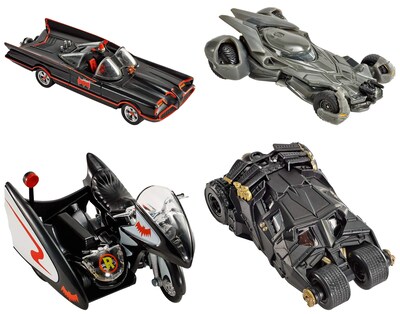 Foto 1 | Vaso Para Batimóvil Toy Hot Wheels 2016, El Caballero Oscuro, 1:50 - Venta Internacional.