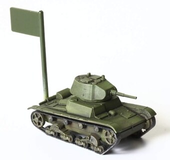 Foto 2 | Maqueta De Tanque Soviético Zvezda T-26 A Escala 1/100 (snap Kit) - Venta Internacional.