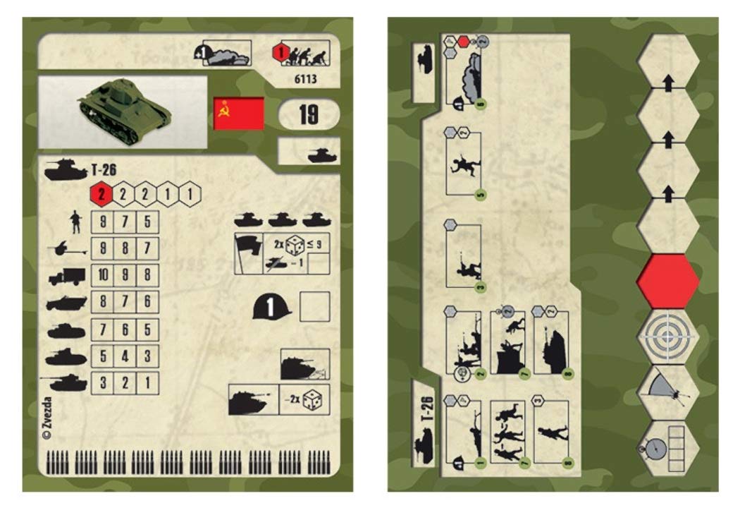 Foto 4 pulgar | Maqueta De Tanque Soviético Zvezda T-26 A Escala 1/100 (snap Kit) - Venta Internacional.