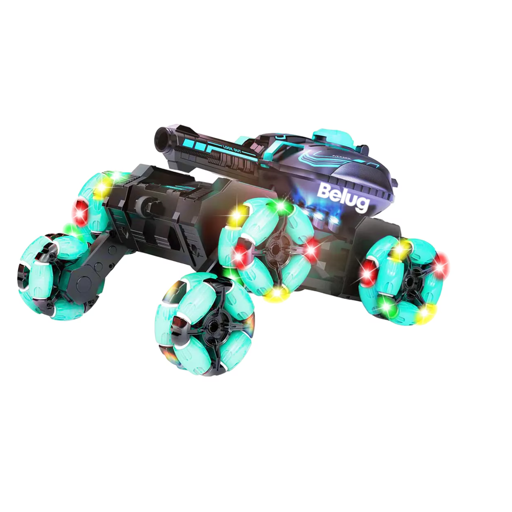 Foto 2 pulgar | Tanque Belug Rc 6wd Con Lanzador De Balas Y Control Remoto Niños Azul