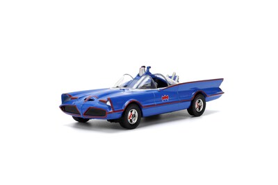 Foto 2 | Coche Fundido A Presión Jada Hollywood Monta El Batman Batmobile De 1966 1:32 - Venta Internacional.