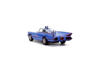 Foto 4 | Coche Fundido A Presión Jada Hollywood Monta El Batman Batmobile De 1966 1:32 - Venta Internacional.