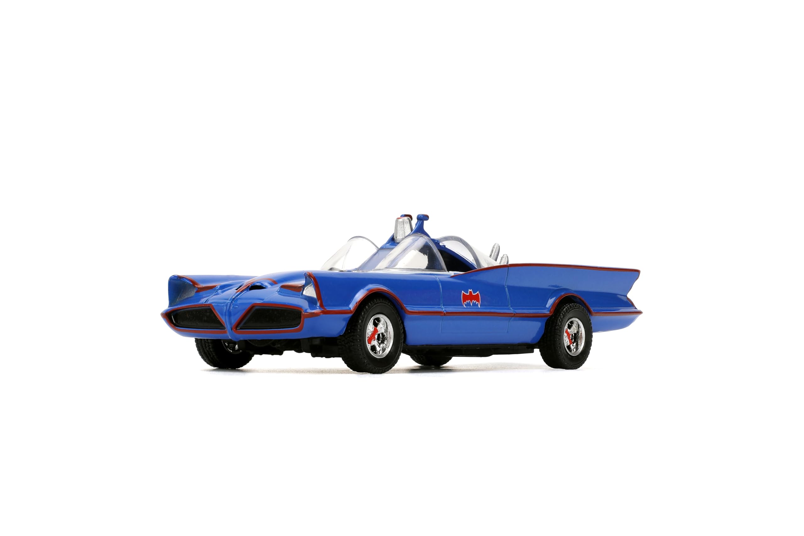 Foto 6 | Coche Fundido A Presión Jada Hollywood Monta El Batman Batmobile De 1966 1:32 - Venta Internacional.