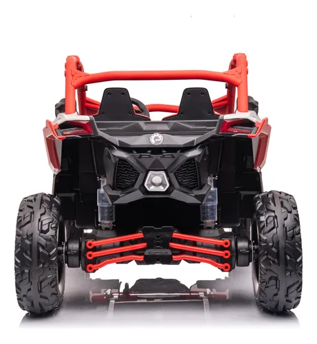 Foto 6 pulgar | Montable Eléctrico Aeiou Original Can-am 4 Motores 200 Watts Rojo