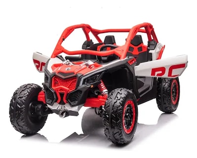 Foto 7 | Montable Eléctrico Aeiou Original Can-am 4 Motores 200 Watts Rojo