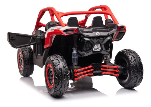 Foto 8 | Montable Eléctrico Aeiou Original Can-am 4 Motores 200 Watts Rojo