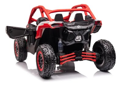 Foto 8 | Montable Eléctrico Aeiou Original Can-am 4 Motores 200 Watts Rojo