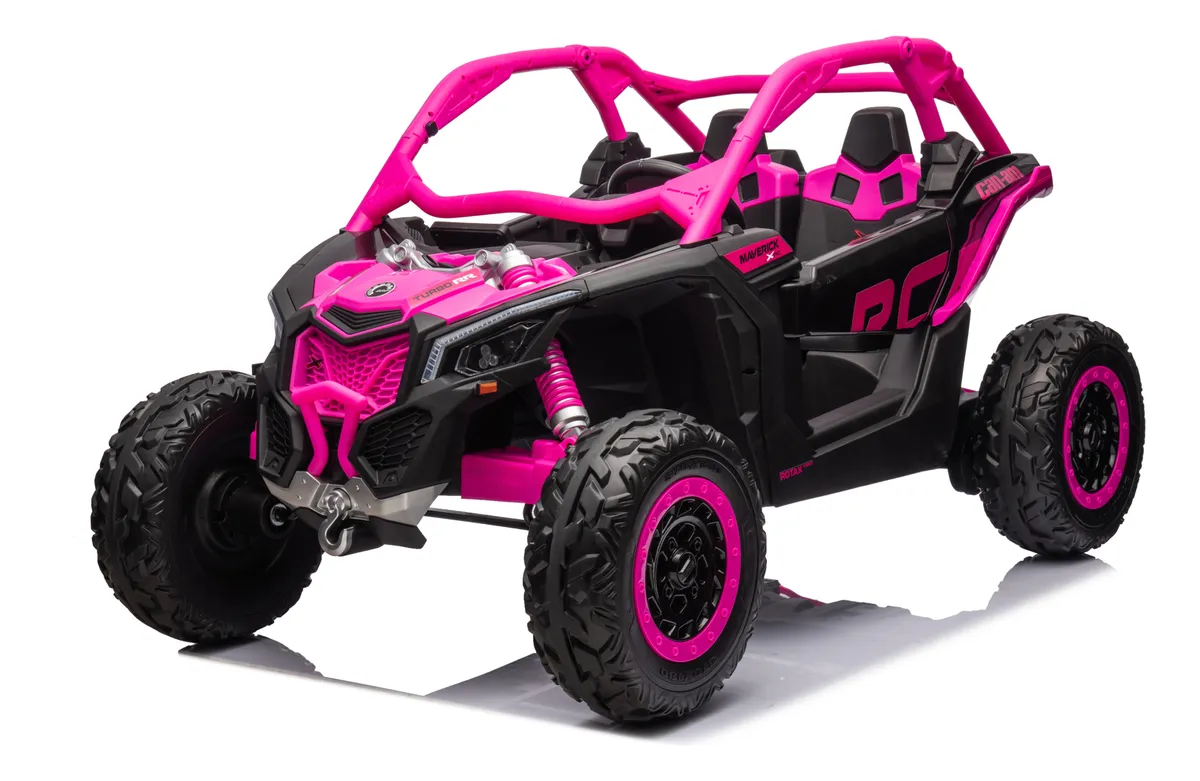 Montable Eléctrico Aeiou Original Can-am 2 Motores 240 Watts Rosa