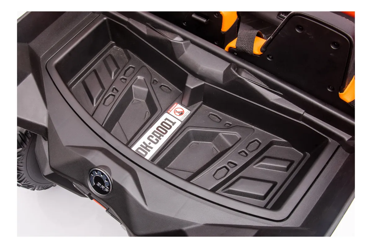 Foto 5 pulgar | Montable Eléctrico Aeiou Original Can-am 4 Motores 200 Watts Negro