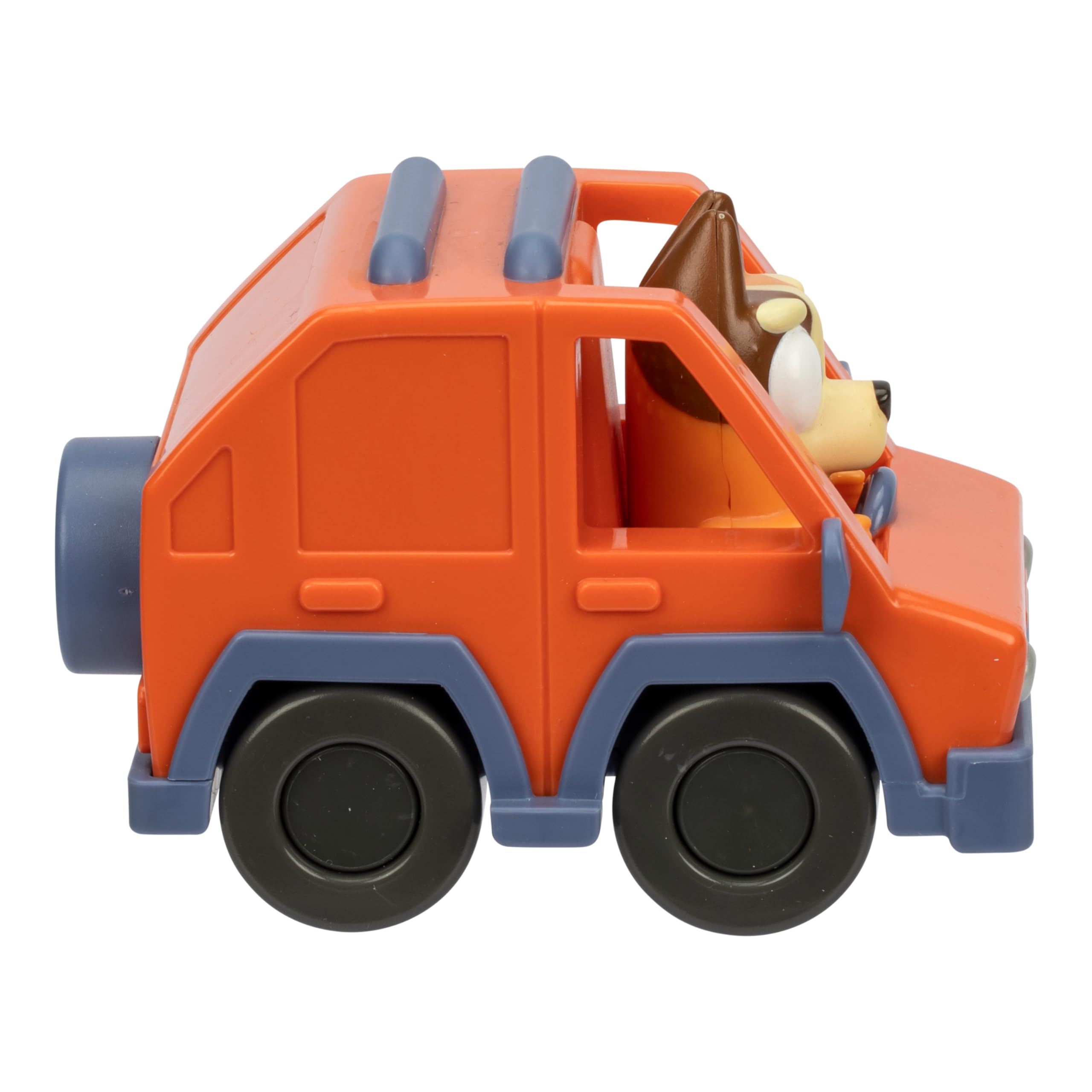 Foto 2 | Juego De Vehículos De Juguete Bluey, Paquete De 4 Con Camión De Basura, Convertible Y - Venta Internacional.