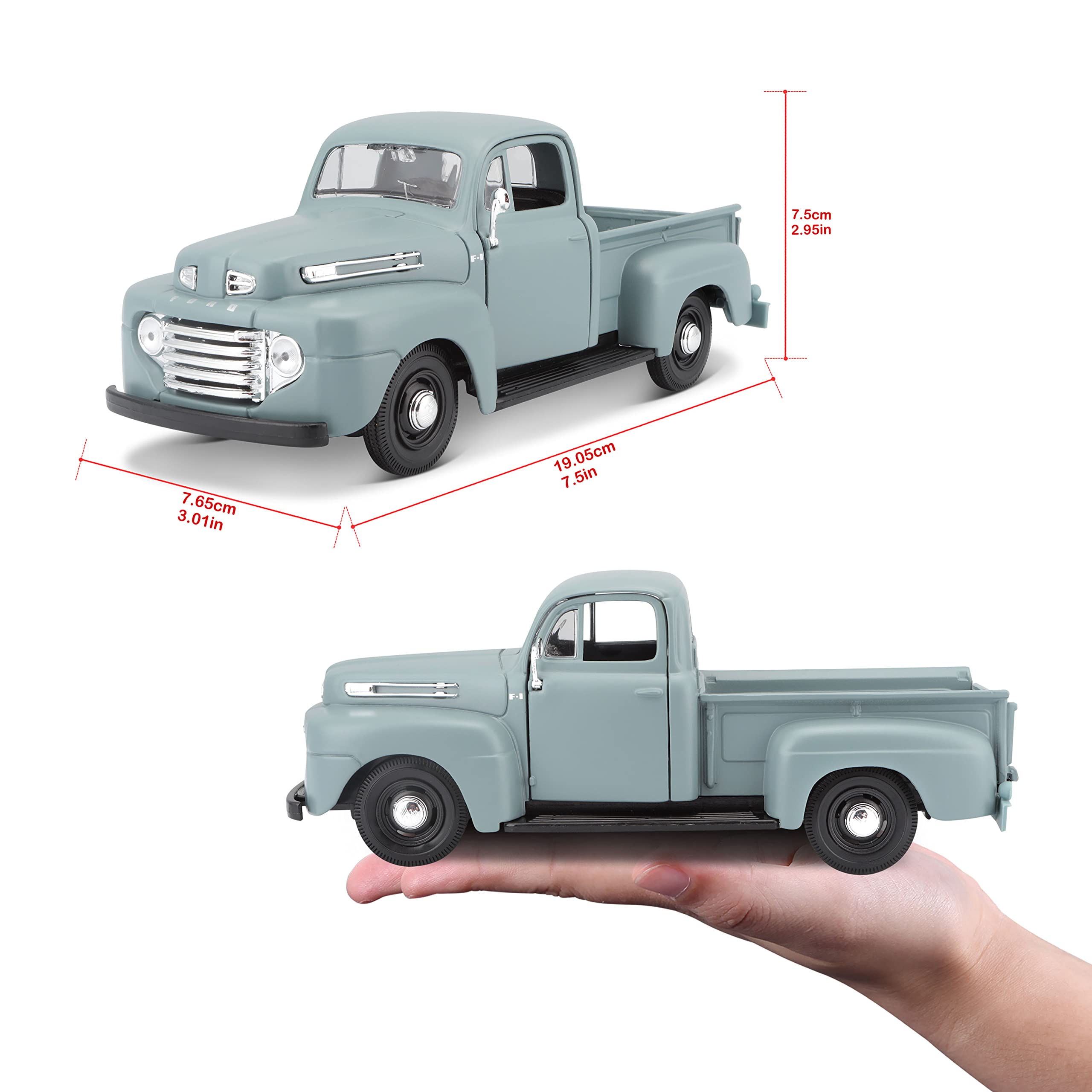 Foto 5 pulgar | Camión Fundido Maisto 1948 Ford F-1 Pickup A Escala 1:25 - Venta Internacional.