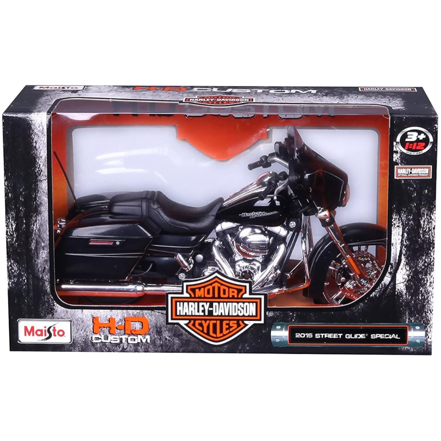 Foto 8 pulgar | Motocicleta Maisto Harley Davidson 2015 Street Glide 1:12 - Venta Internacional.