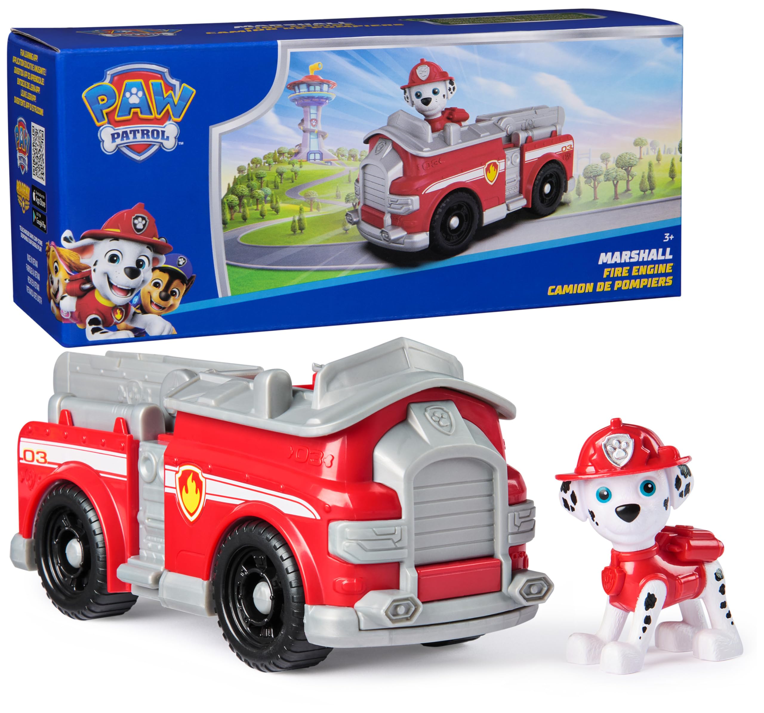 Foto 2 pulgar | Camión de Bombero Paw Patrol con Figura - Venta Internacional