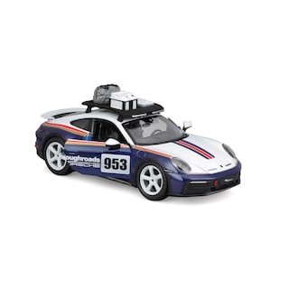 Foto 2 | Vehículo De Carreras Bburago 2023 Porsche 911 Dakar Escala 1/24 Met - Venta Internacional.