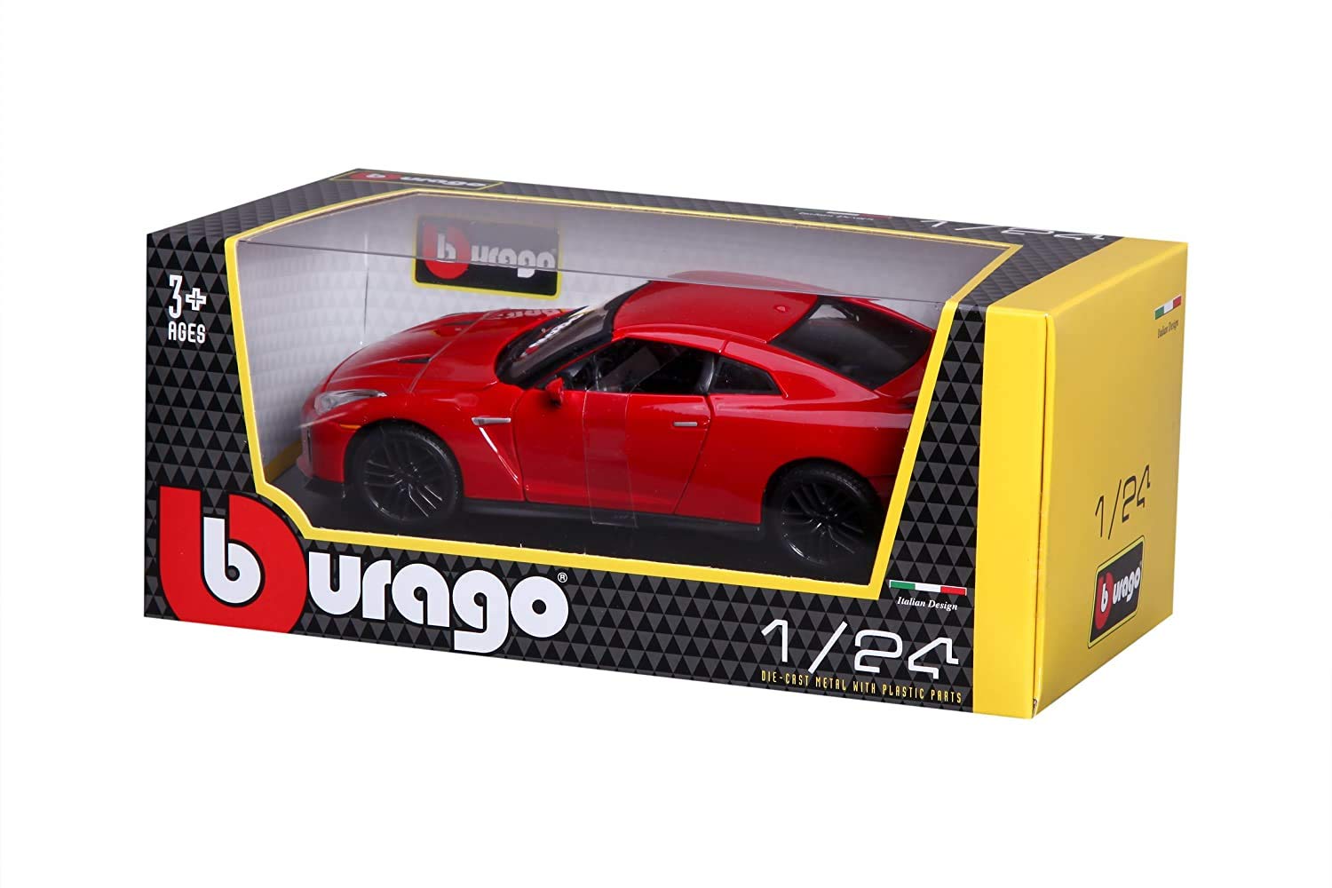 Foto 6 pulgar | Kit De Maquetas Fundido A Presión Del Nissan Gt-r 2017 A Escala 1:24 Bburago - Venta Internacional.