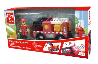 Foto 6 | Juego De 2 Piezas De Camión De Bomberos Con Forma De Camión De Bomberos Con Sirena - Venta Internacional.