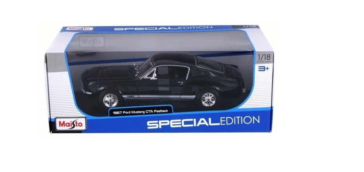 Foto 3 pulgar | Coche Maisto 1967 Ford Mustang Gta Fastback 1:18 - Venta Internacional