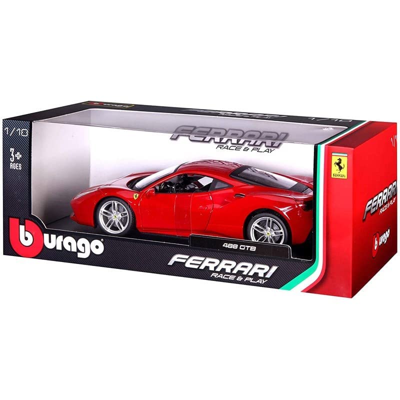 Foto 5 pulgar | Ferrari 488 Gtb Bburago Rojo-Venta Internacional