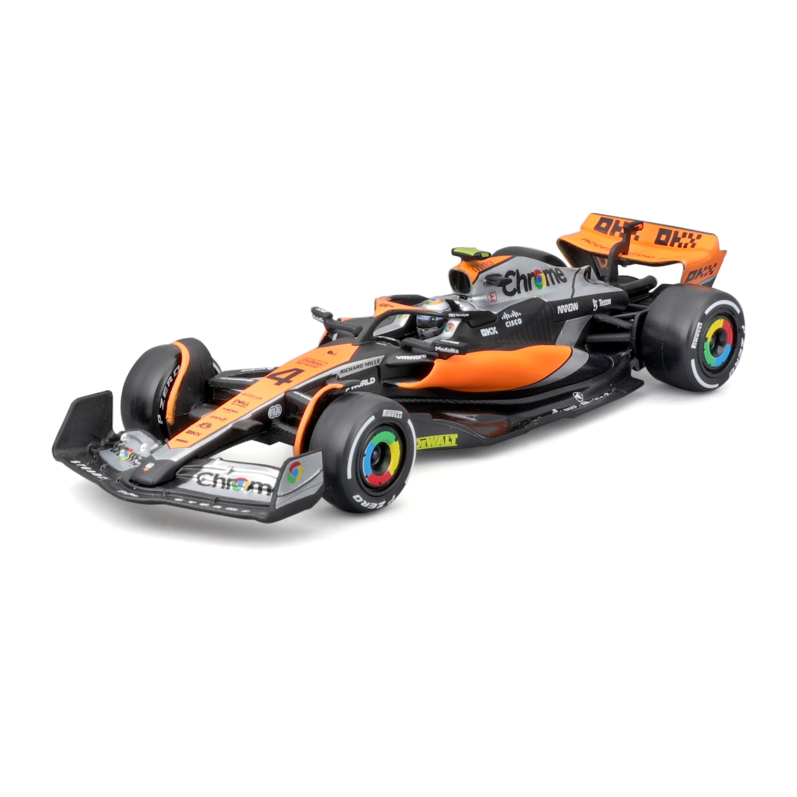 Foto 2 pulgar | Maqueta De Coche Fundido Bburago 1:43 F1 Race Mclaren Racing Mcl60 - Venta Internacional.