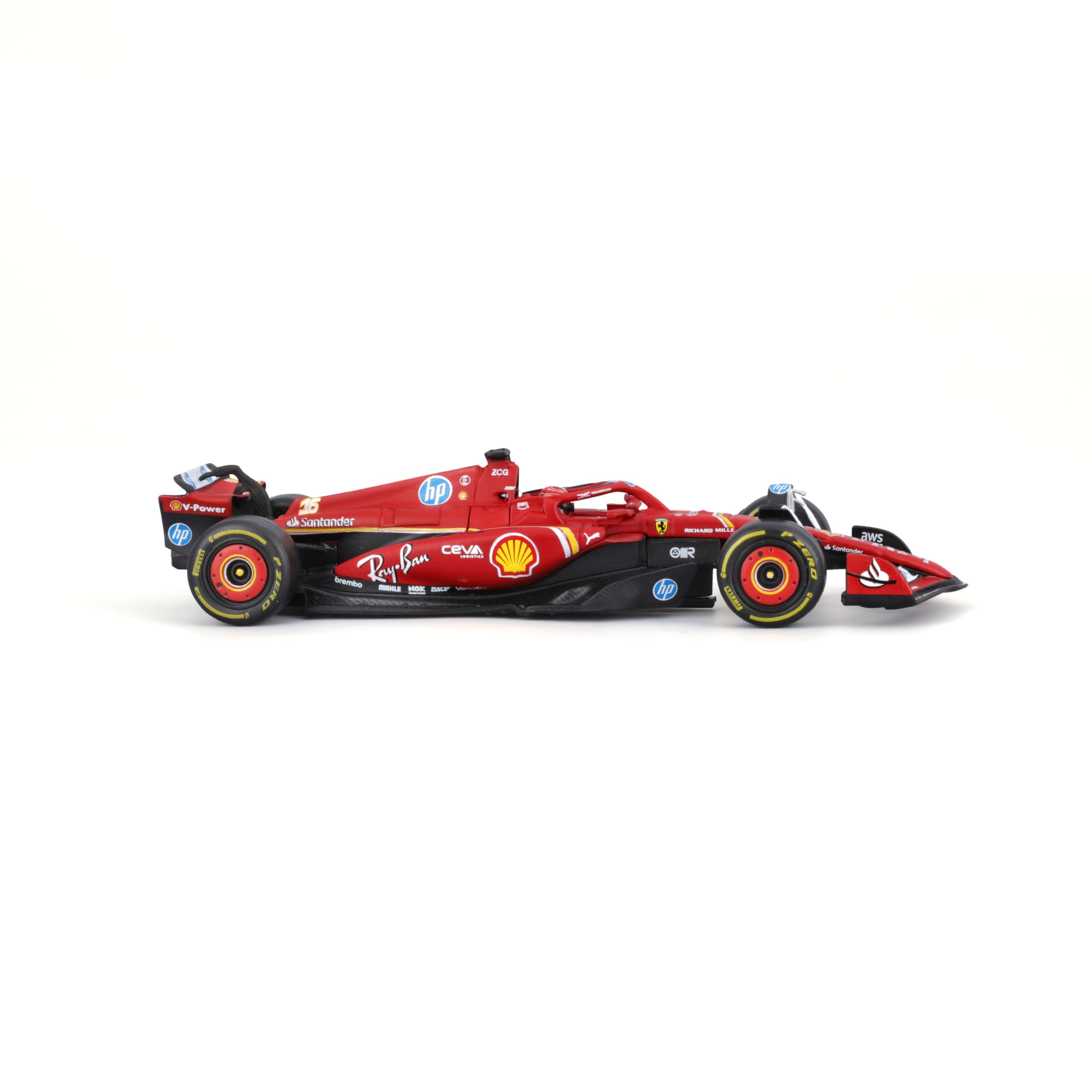 Foto 7 | Maqueta De Coche Bburago 1:43 Sfr Ferrari Sf-24 Con Casco - Venta Internacional.