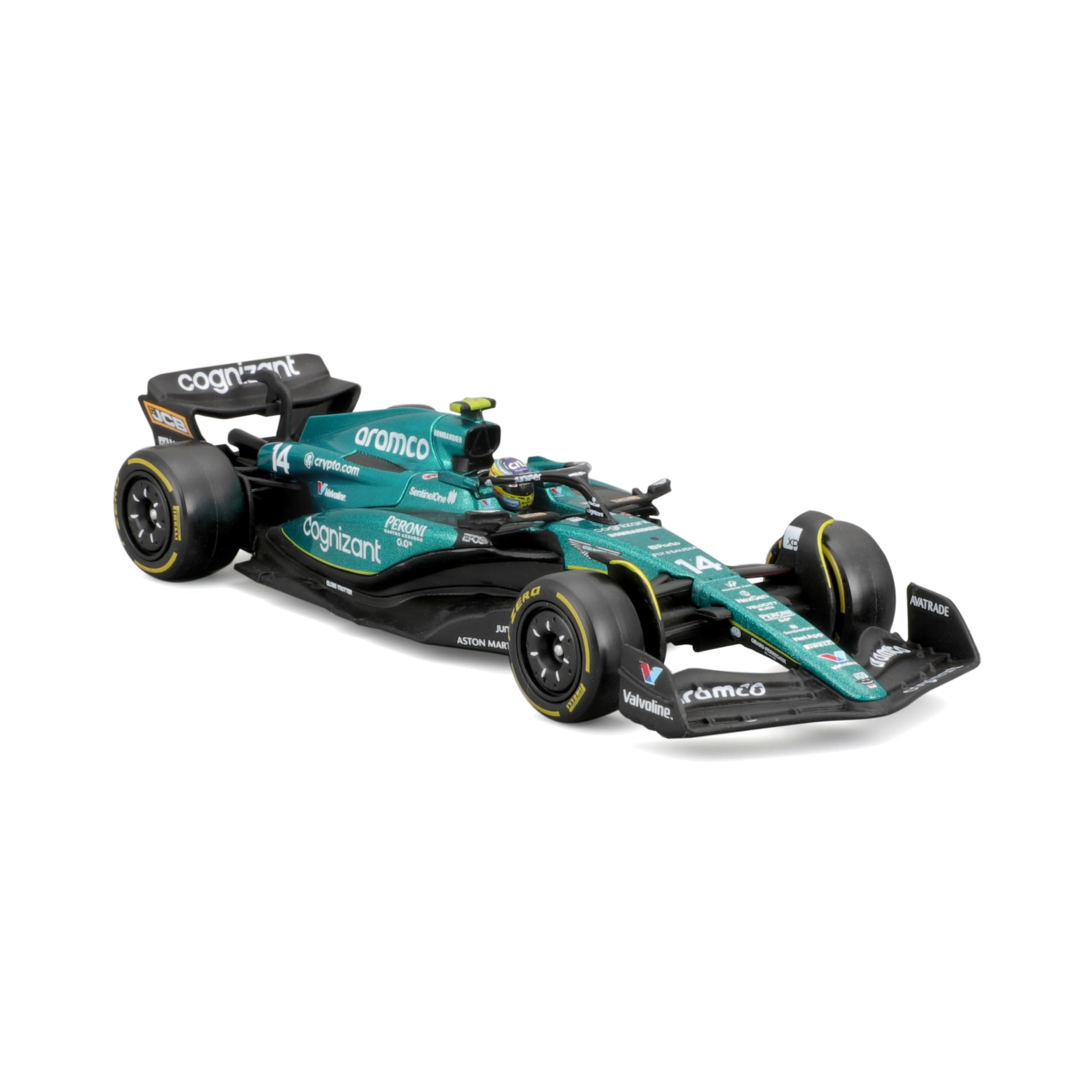 Foto 3 pulgar | Maqueta De Coche Fundido A Presión Bburago 1:43 Race Aston Martin Amr23 - Venta Internacional.