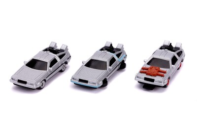 Foto 1 | Coche Regreso Al Futuro 1.65 Nano Hollywood Rides de Jada Toys 3 Piezas - Venta Internacional.