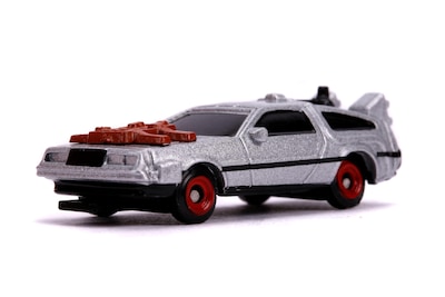 Foto 2 | Coche Regreso Al Futuro 1.65 Nano Hollywood Rides de Jada Toys 3 Piezas - Venta Internacional.