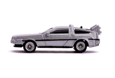 Foto 3 | Coche Regreso Al Futuro 1.65 Nano Hollywood Rides de Jada Toys 3 Piezas - Venta Internacional.