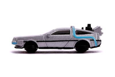 Foto 4 | Coche Regreso Al Futuro 1.65 Nano Hollywood Rides de Jada Toys 3 Piezas - Venta Internacional.
