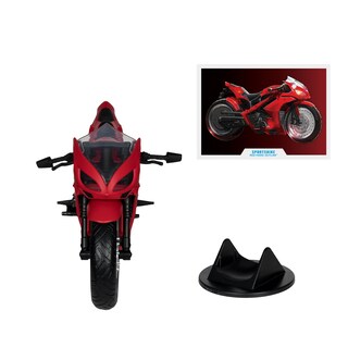 Foto 3 | Bicicleta Deportiva Vehicle Mcfarlane Toys Dc Multiverse Red Hood - Venta Internacional.