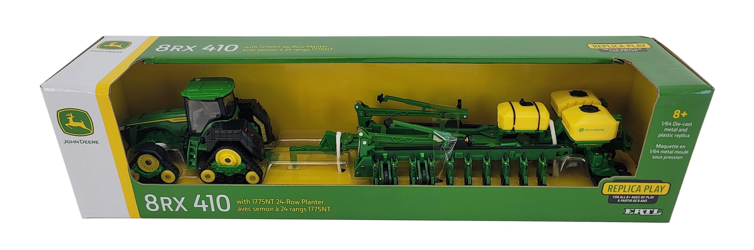 Foto 3 pulgar | Toy John Deere 8rx 410 Con Macetero 1775nt De 24 Hileras A Escala 1/64 - Venta Internacional.